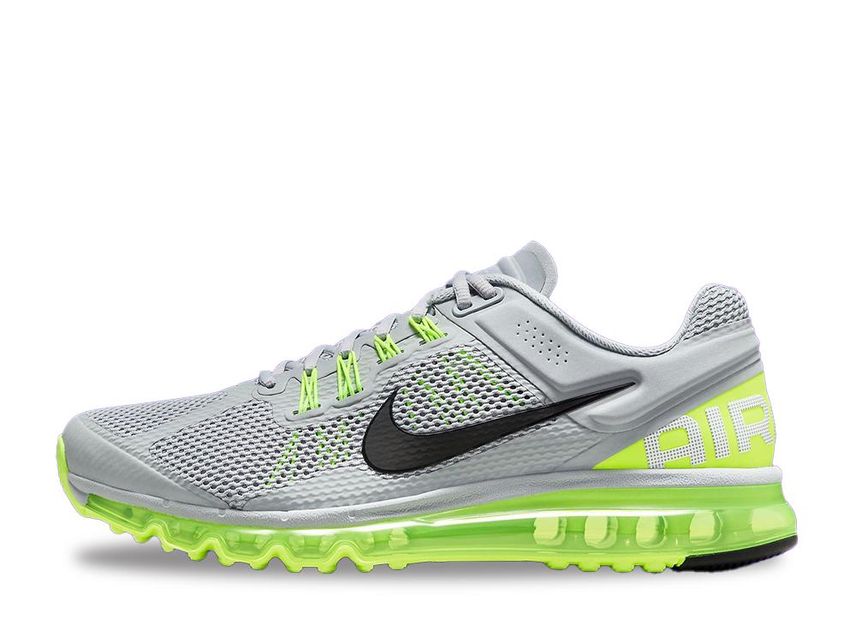 Nike Air Max 2013 Wolf Grey Volt Black Black