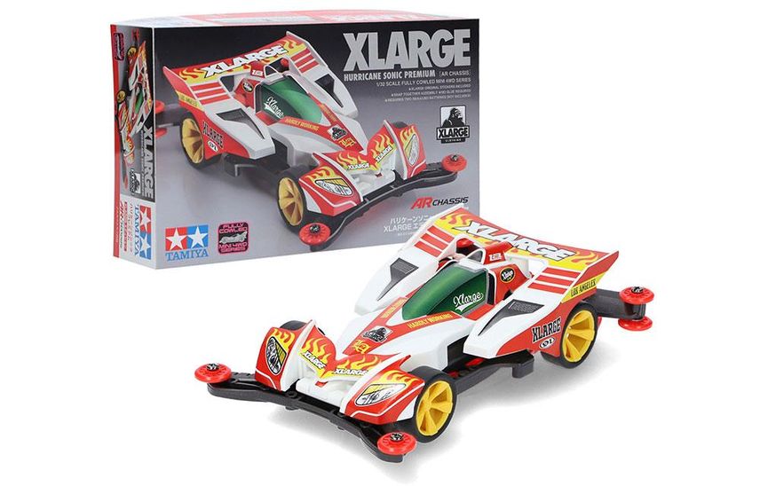 12/28発売|XLARGE × TAMIYA ミニ四駆 ハリケーンソニック|抽選/販売/定価情報
