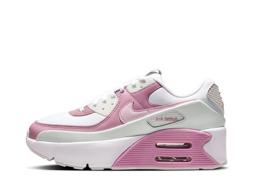 Nike air max 90 pink and white shop