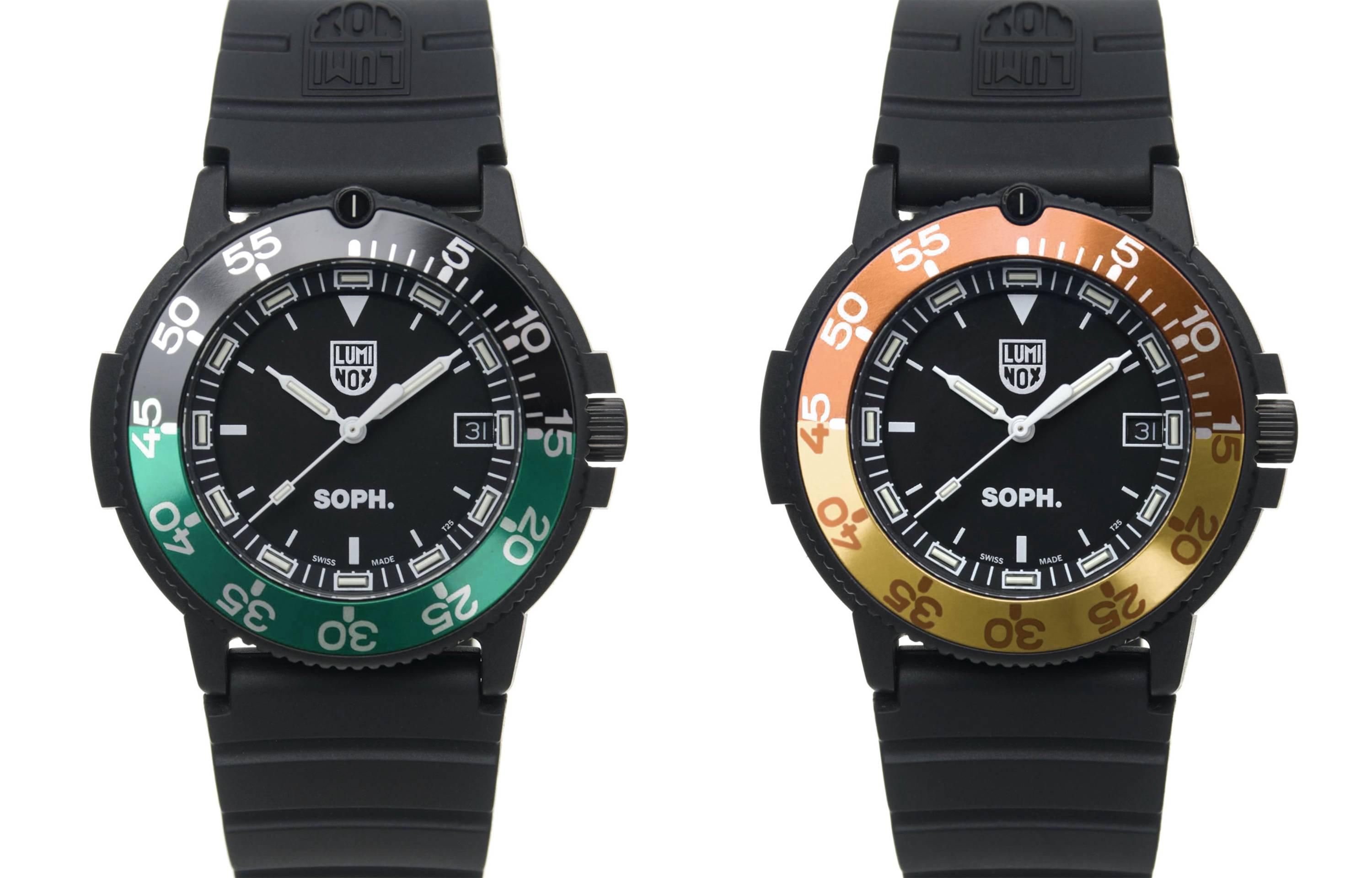 1/2発売|SOPH. × Luminox 3001 2colors|抽選/販売/定価情報