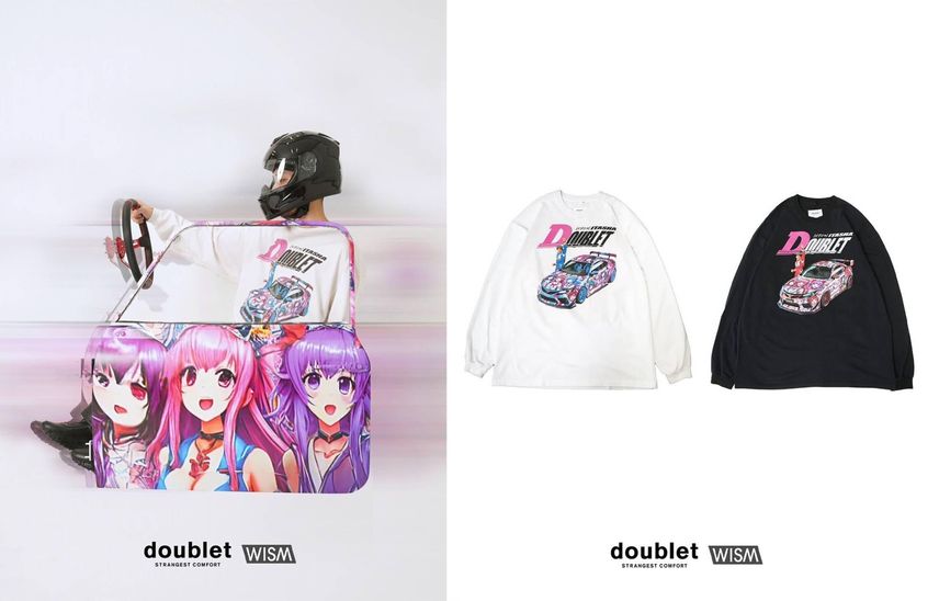 1/11発売|doublet × WISM 痛車 L/S T-Shirt|抽選/販売/定価情報