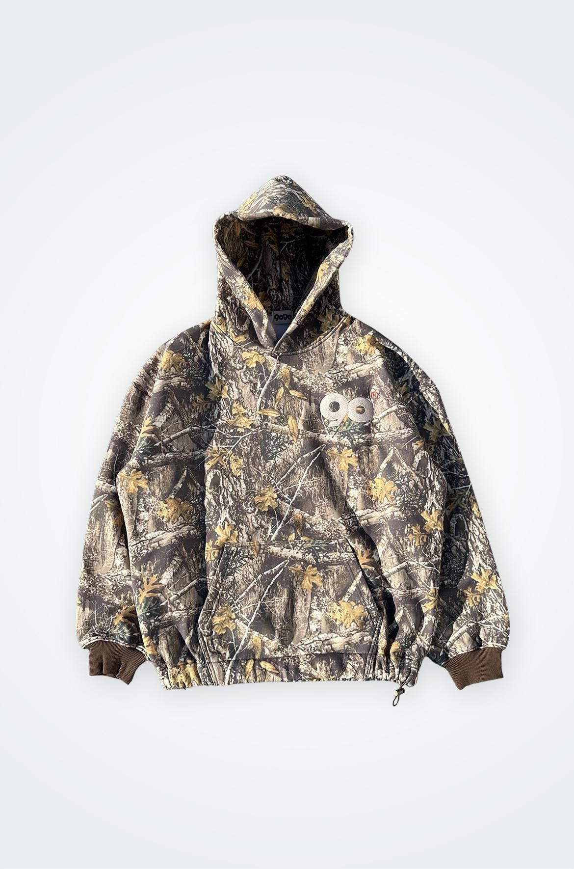 トップス 9090 Logo Vintage Ballon Hoodie realtree 90 Logo Vintage Ballon Hoodie – YZ