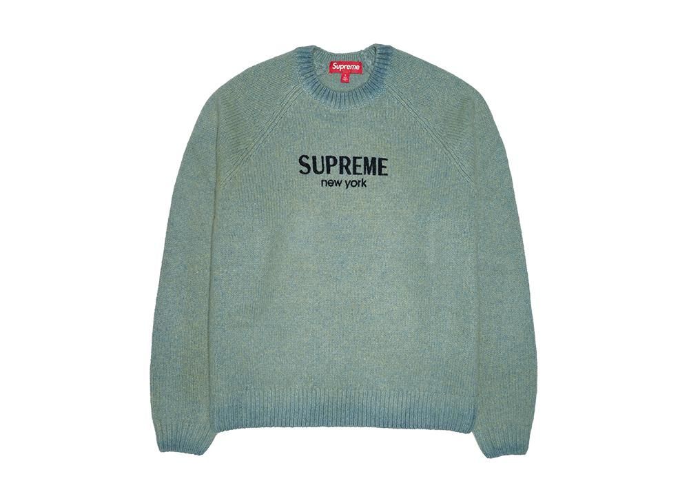 Supreme Flocked Logo Sweater 