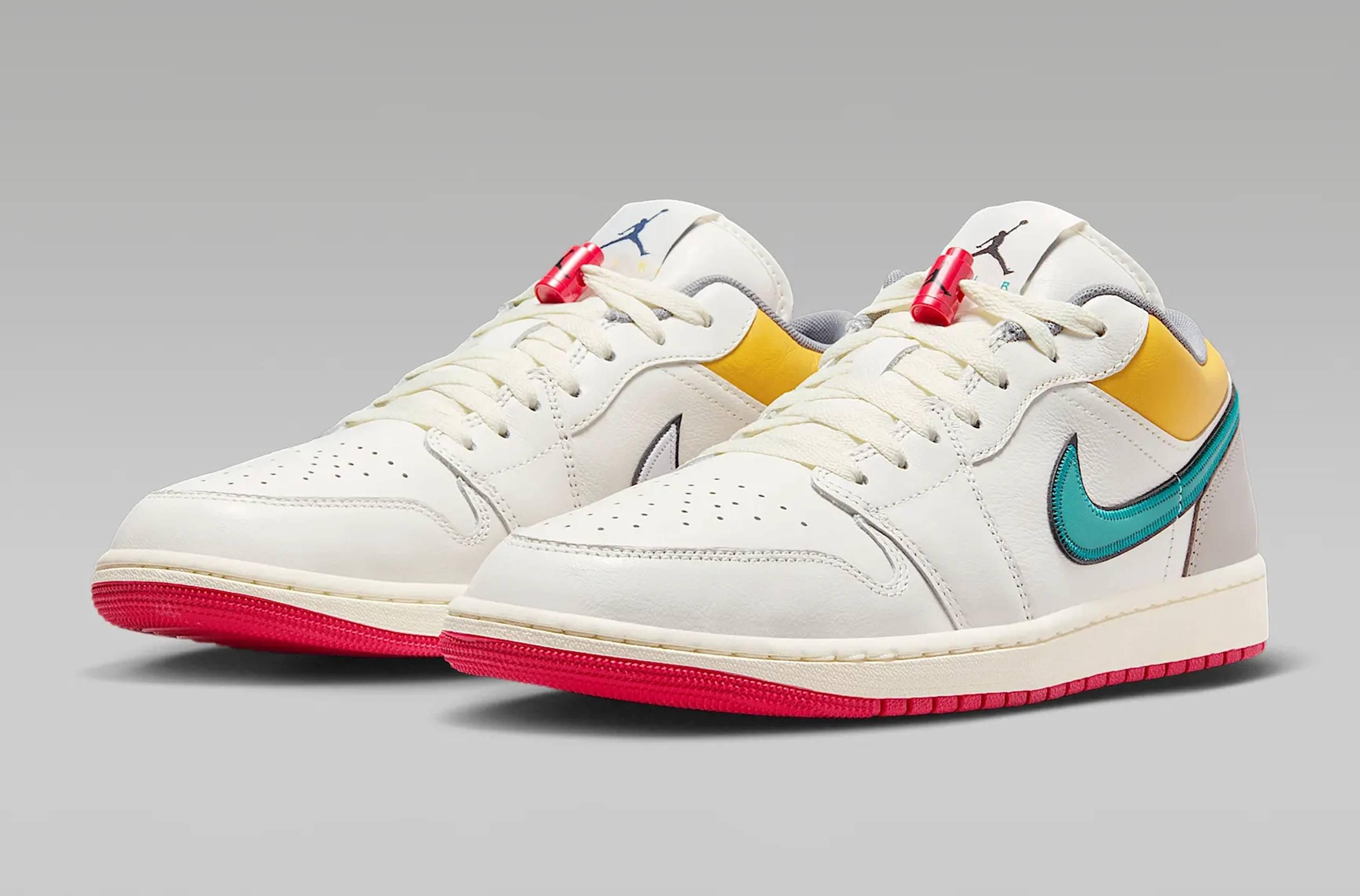 2/19発売|Nike Air Jordan 1 Low PRM "Sail/Cashmere/College Grey/Brave Blue"|抽選/販売/定価情報