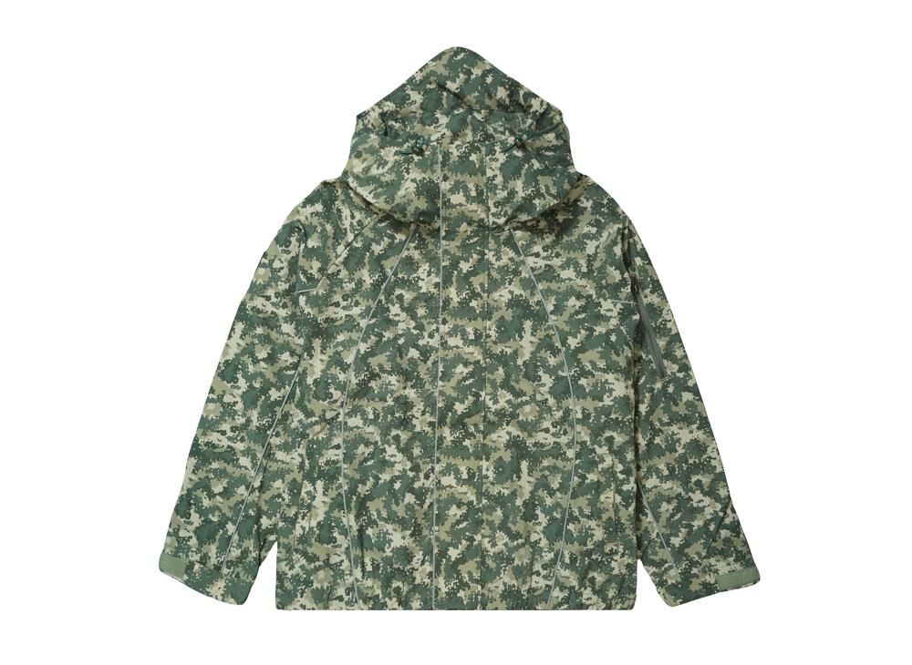 9090 Piping Shell Hooded Jacket