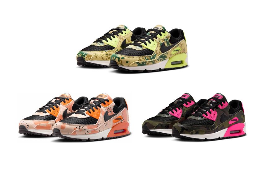 新品 ナイキ エアマックス 90 PRM カモ ライトレモンツイスト 27.0 Nike Air Max 90 PRM