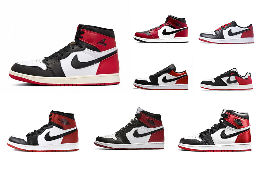 2/15(土)リリースの最新AJ1から過去の人気作まで、Nikeの"Black Toe"モデルを一挙紹介!