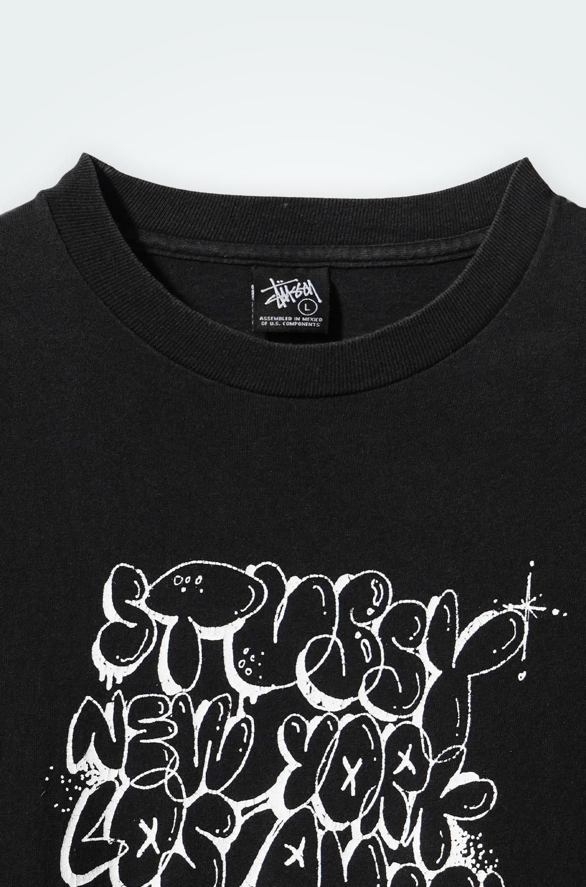 ステューシー カウズ x ステューシー 00s ワールドツアー Tシャツ