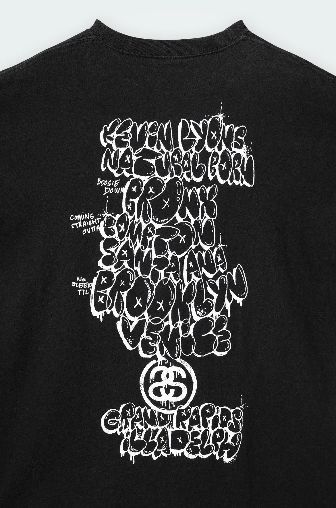 ステューシー カウズ x ステューシー 00s ワールドツアー Tシャツ