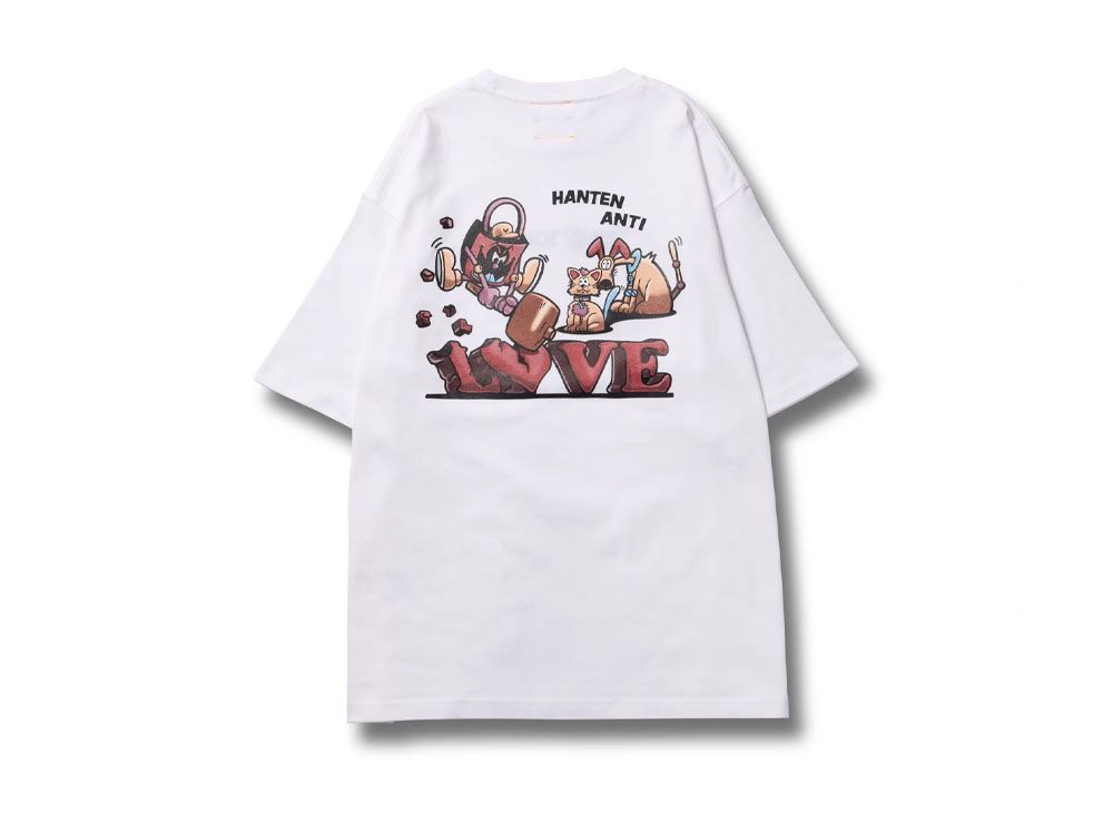 HANTEN ANTI TEE / WHT vaultroom XL