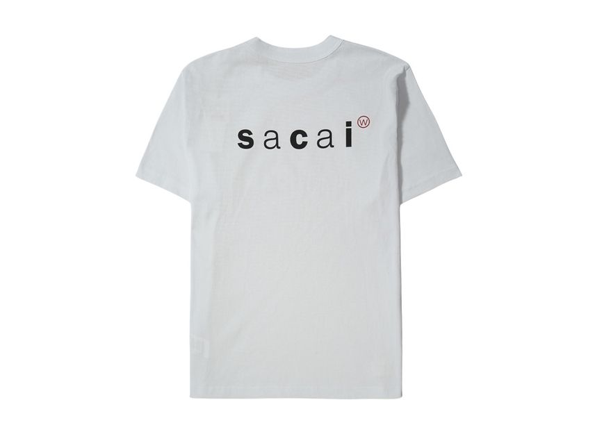 sacai コットン 半袖 Tシャツ ホワイト サイズ2 Sacai - コットン T sacai コットン 半袖 Tシャツ ホワイト サイズ2 Sacai - コットン T
