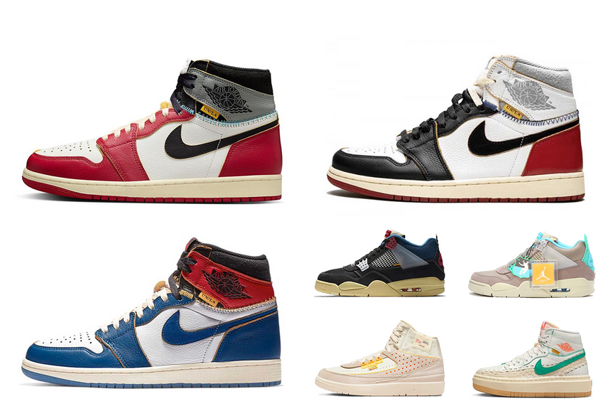 人気の「UNION × Nike Air Jordan」に待望の新作が登場!過去の人気モデルと一緒にまとめて紹介