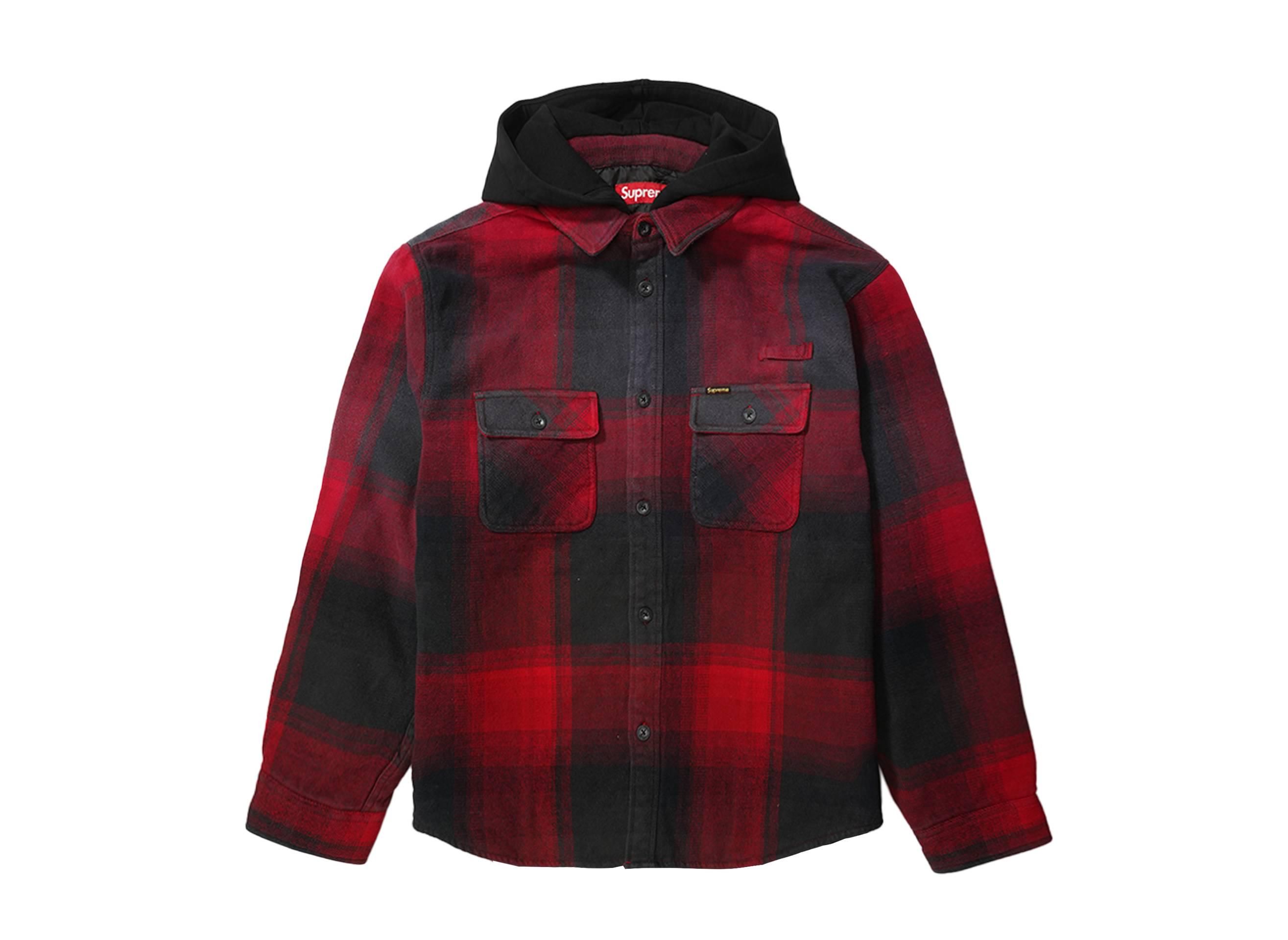 Supreme Quilted Lined Hooded Flannel Shirt 