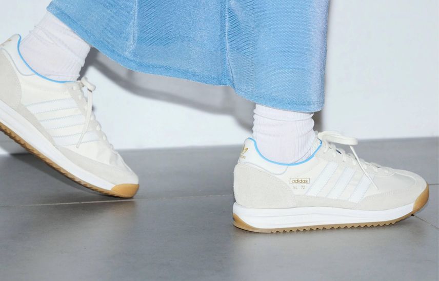3/10・3/20発売|emmi 別注 adidas Originals SL72 RS "Cream White/Off White/Light Blue"|抽選/販売/定価情報