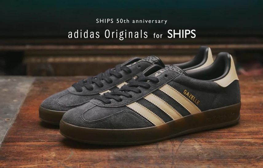 3/28発売|SHIPS Exclusive adidas Originals Gazelle Indoor "Navy"|抽選/販売/定価情報