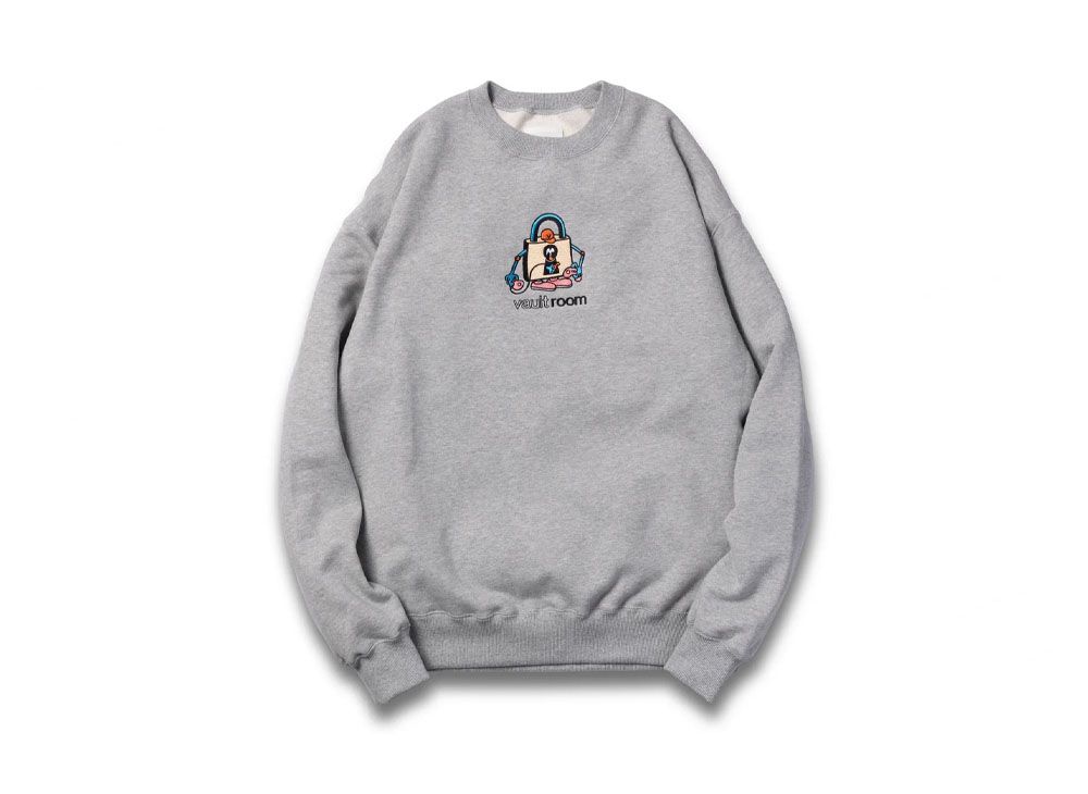 VAULTROOM ICON CREWNECK / BLACKMサイズ