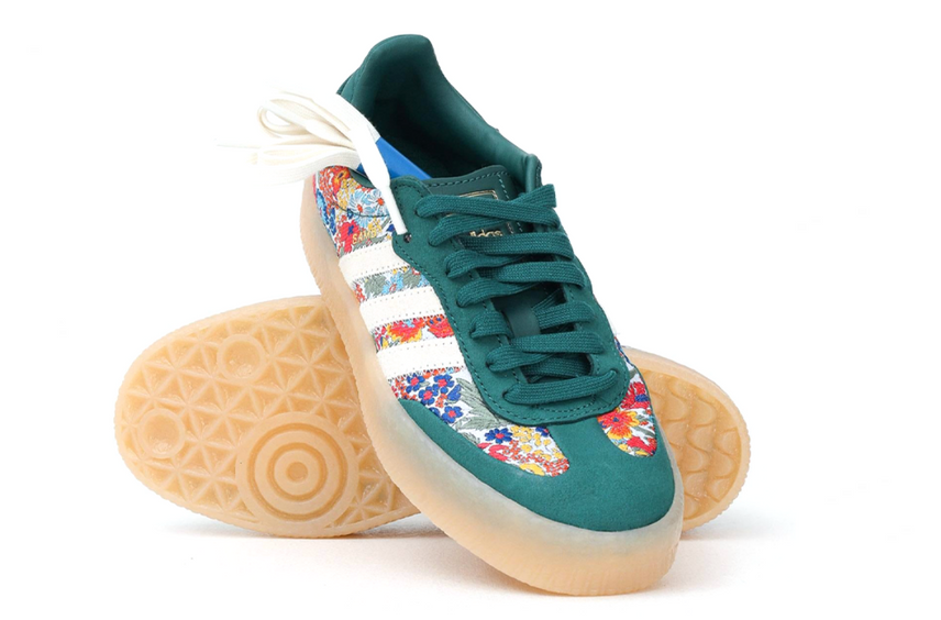 3/17発売|Liberty London × adidas Originals Women's Sambae "Clear Sky/Footwear White/Gum"|抽選/販売/定価情報