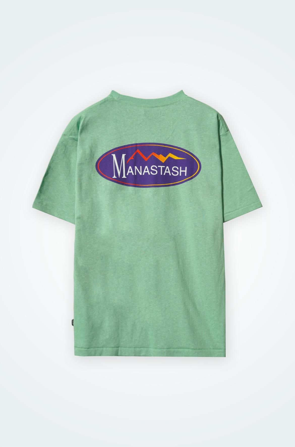MANASTASH／マナスタッシュ／HEMP TEE ORIGINAL LOGO Manastash Men's Original Logo Hemp T-Shirt in Natural Manastash