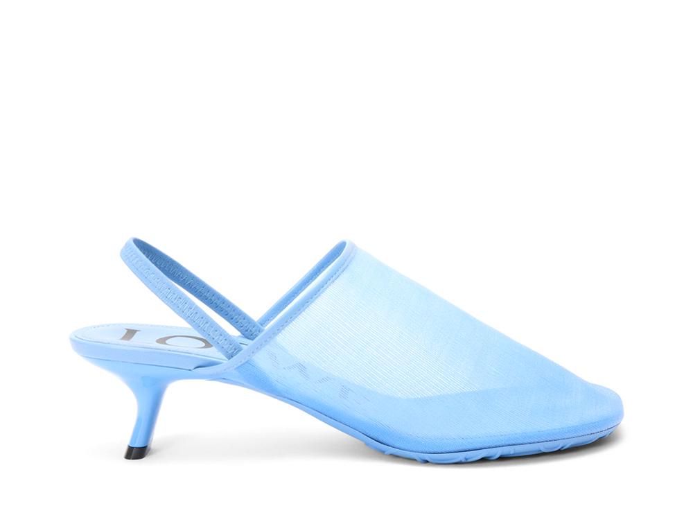 ☆未使用級 ジルサンダー ミュール ベロア スリングバック パープル  