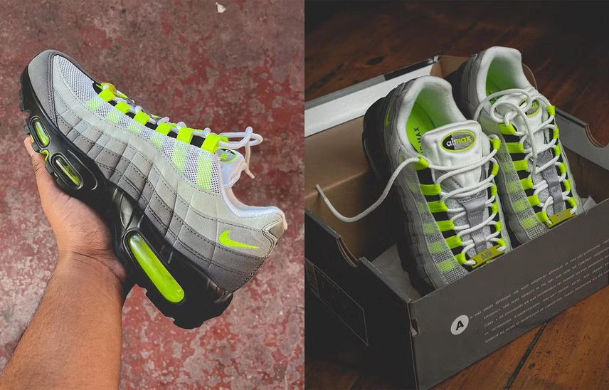 BOWEN製 NIKE AIRMAX95 フィギュア 2個 イエロー BOWEN製 NIKE AIRMAX95 フィギュア 2個 イエロー BOWEN製 NIKE