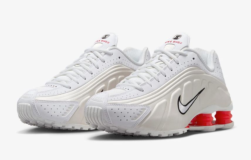4/1発売|Nike Women's Shox R4 "Sail/Crimson"|抽選/販売/定価情報