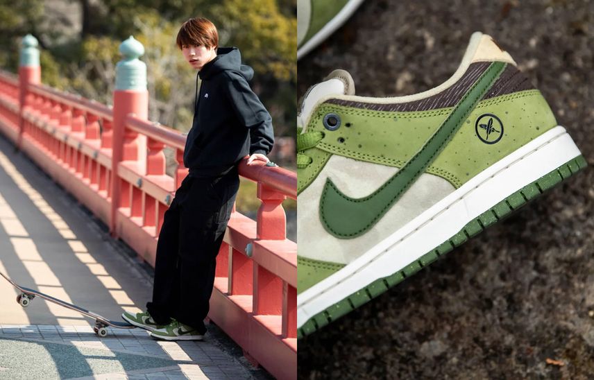 Yuto Horigome Nike SB Dunk Low Matcha堀米 Yuto Horigome Nike SB Dunk Low Matcha堀米