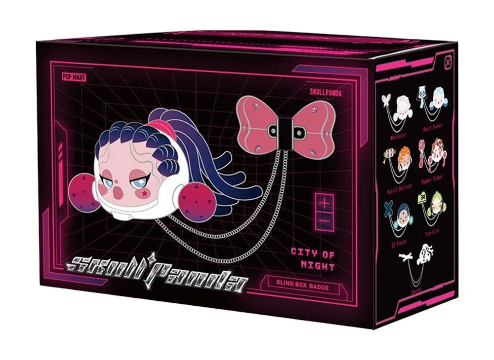 POP MART SKULLPANDA City of Night Series Chain Brooch [Piece]