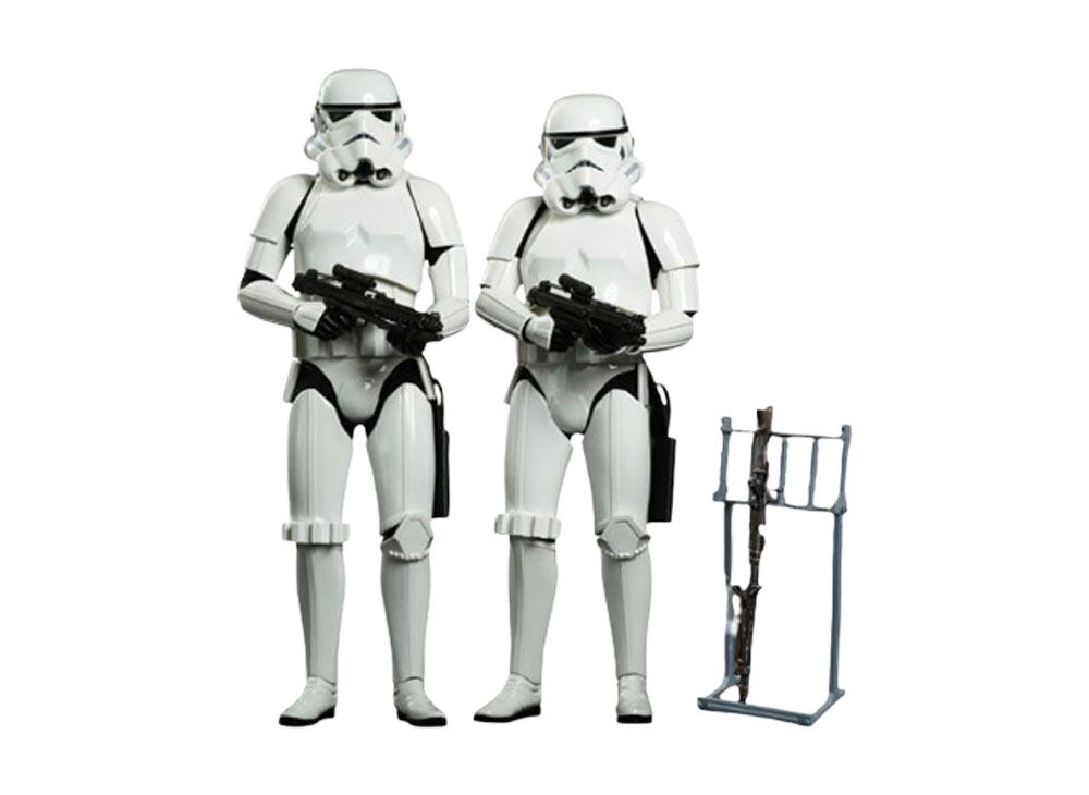 Hot Toys "Movie Masterpiece" -Star Wars / Episode IV A New Hope- 1/6 Scale Fully Poseable Figure: Stormtroopers Set [With Bonus Accessory]