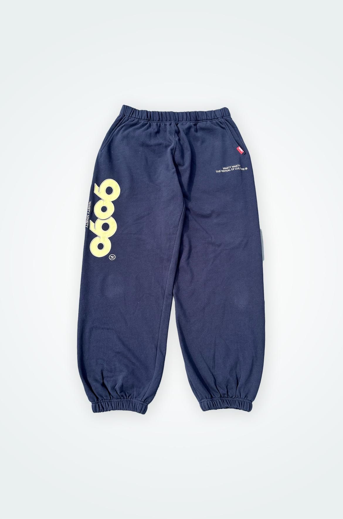 9090 Nロゴ ストライプ スラックスパンツ 