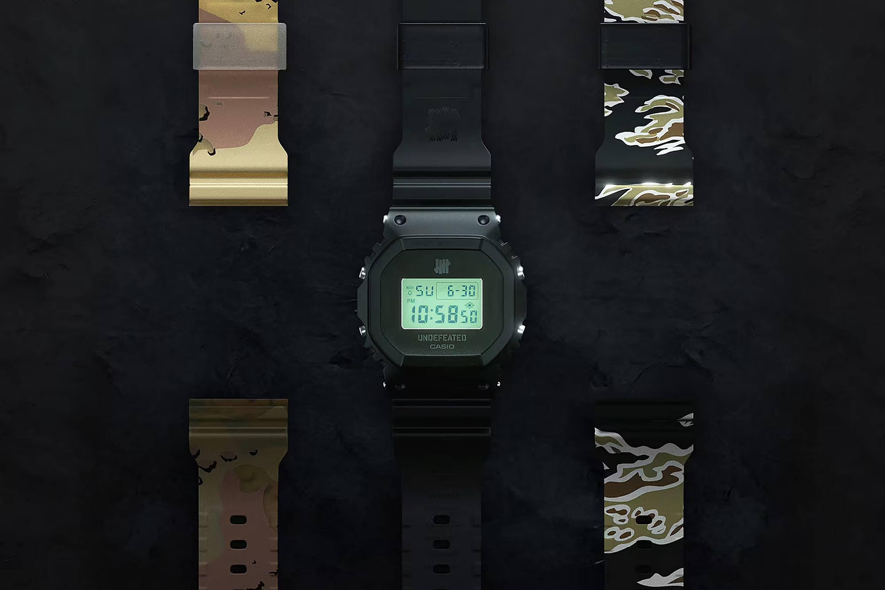 5/10・5/23発売|UNDEFEATED × G-SHOCK DWE-5600UD-1JR "Black"|抽選/販売/定価情報