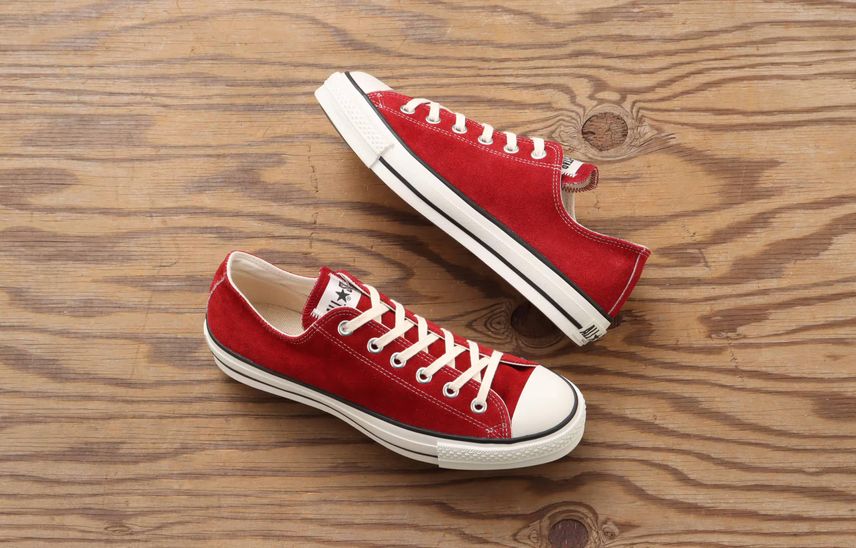 5/23発売|Converse Suede All Star J OX "Red"|抽選/販売/定価情報