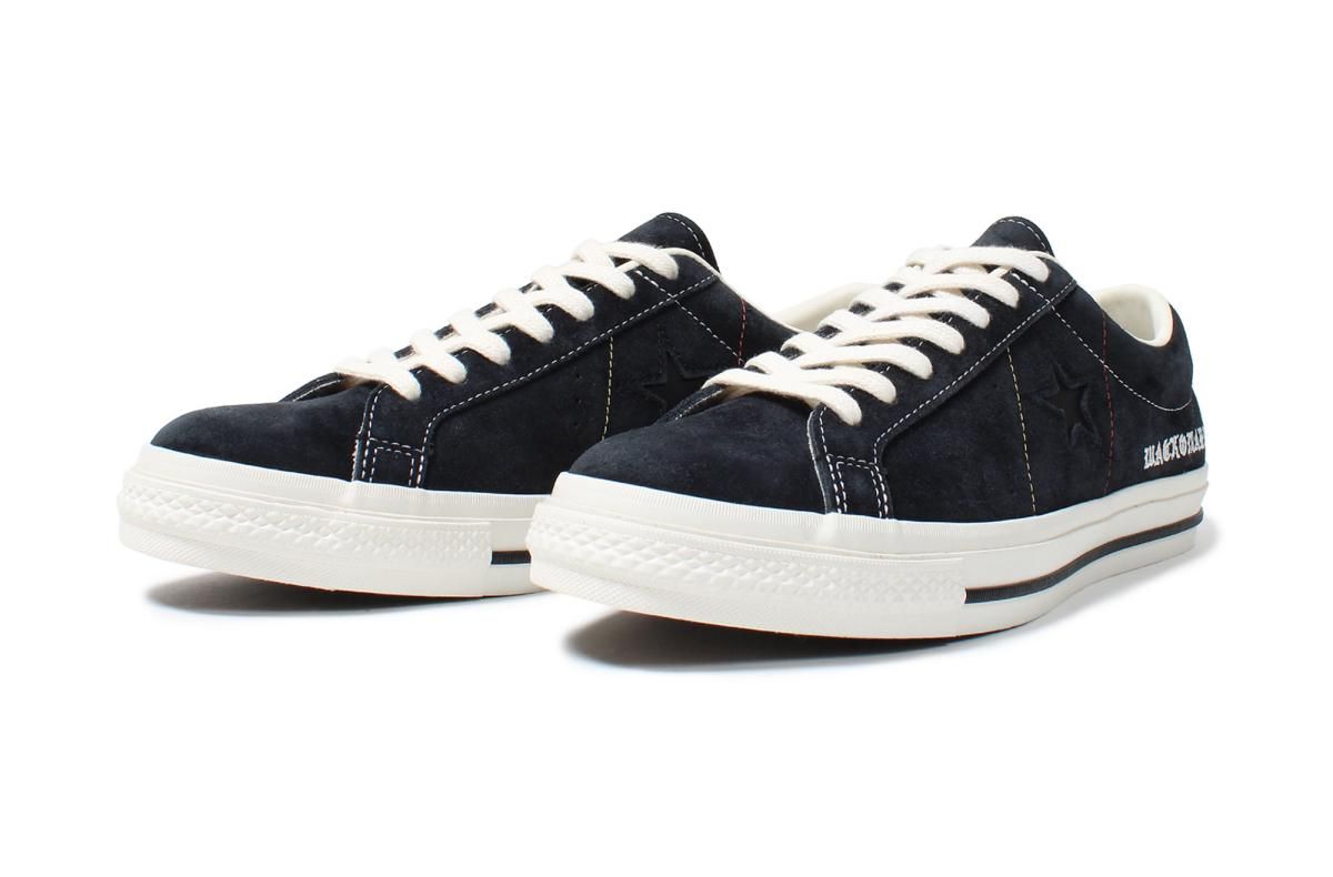 5/17発売｜WACKO MARIA × Converse One Star Suede "Black"｜抽選/販売/定価情報 1枚目