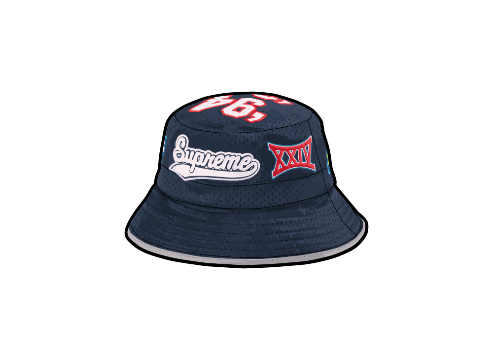 Supreme Playoffs Mesh Crusher "Navy"