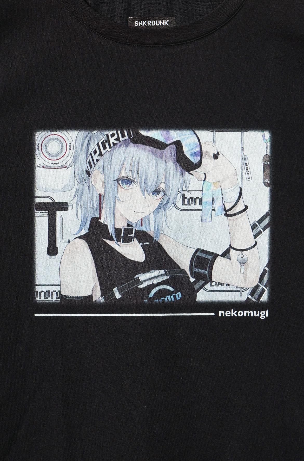 猫麦とろろ x スニーカーダンク 猫麦とろろ 5周年記念Tシャツ A