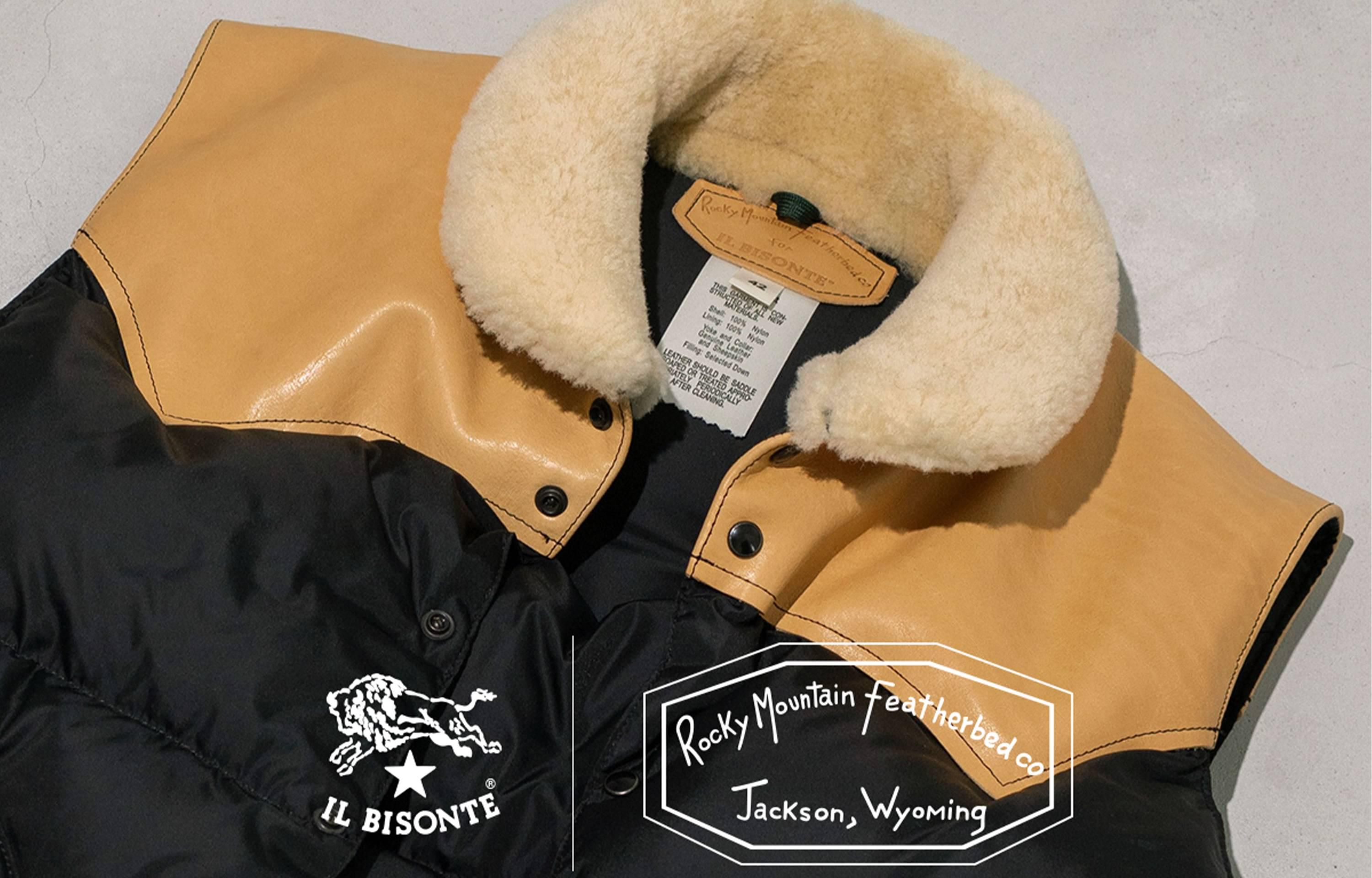 6/5〜予約会開催|IL BISONTE × Rocky Mountain Featherbed Christy Vest|抽選/販売/定価情報