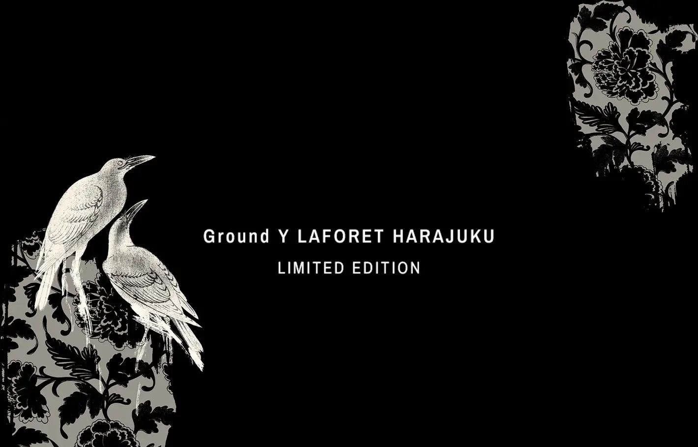 6/6発売|Ground Y Laforet Harajuku Limited "Crow Print" Graphic Shirt|抽選/販売/定価情報