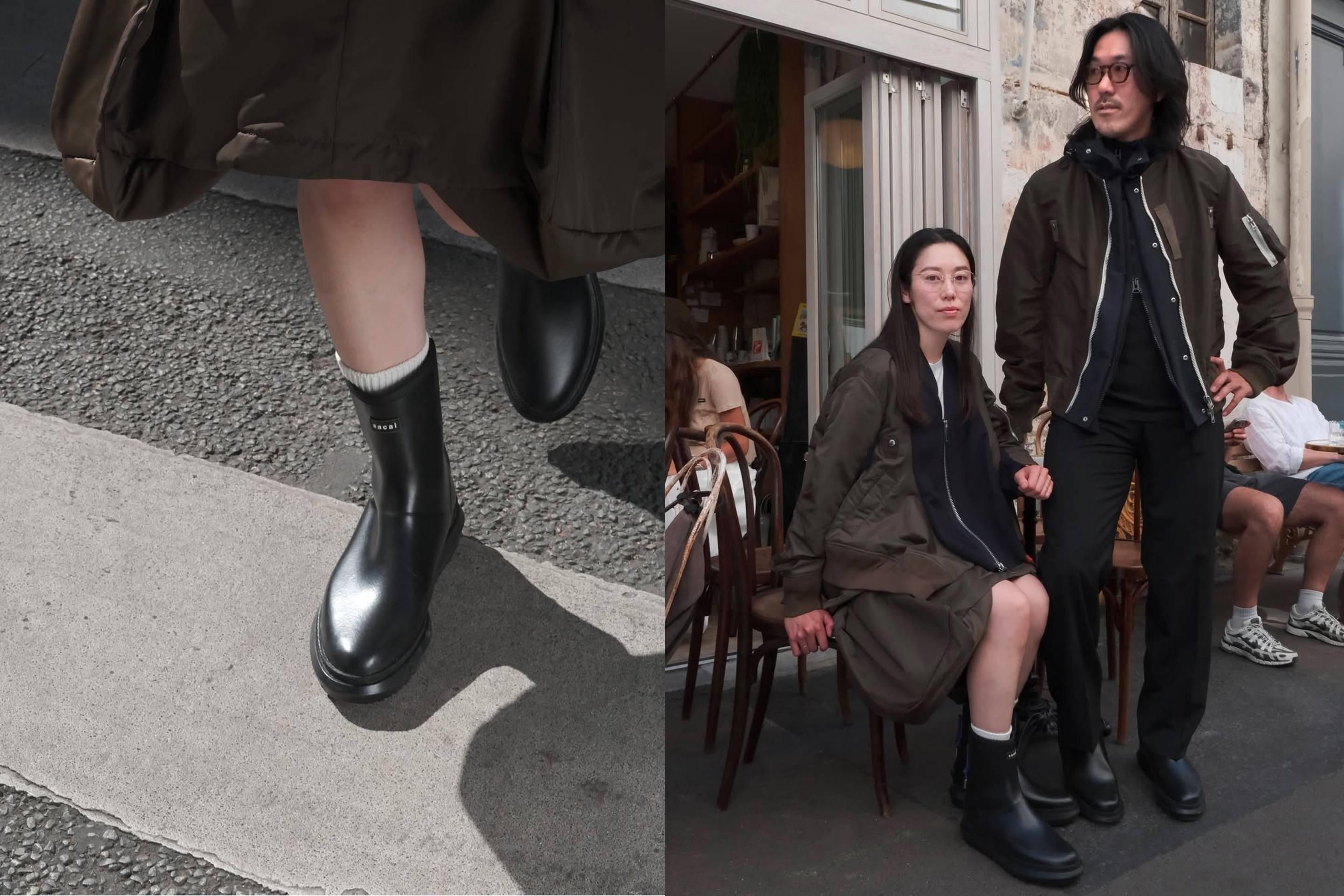 6/6発売|sacai Rubber Boots "Black"|抽選/販売/定価情報