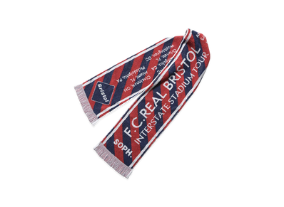 F.C.Real Bristol Interstate Stadium Tour Towel Muffler "Navy"