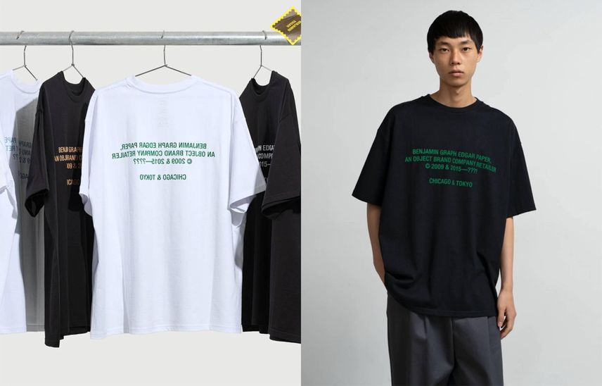 6/14発売|Graphpaper × BENJAMIN EDGAR S/S Oversized Tee|抽選/販売/定価情報