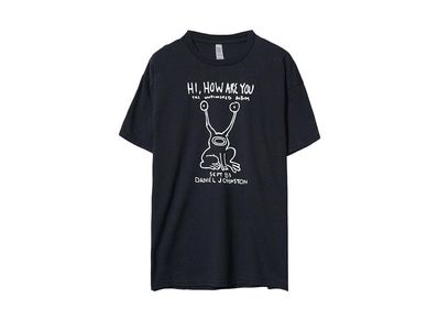 THRIFTY LOOK DANIEL JOHNSTON TEE "BLACK"