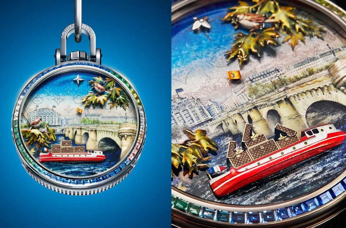 Louis Vuittonが新作ポケットウォッチ「エスカル・オ・ポンヌフ」を発表 1枚目