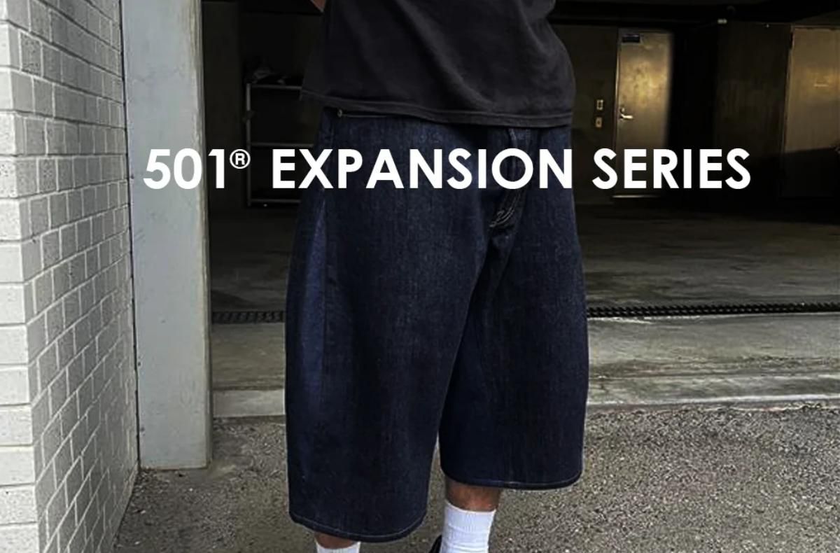 6/26発売｜Levi's®︎ 501® CUSTOMIZED EXPANSION BAGGY SHORTS S