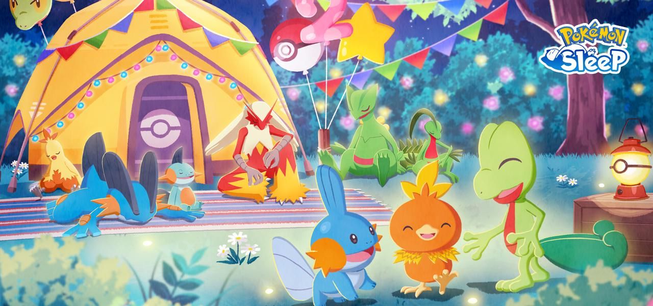 『Pokémon Sleep』リリース2周年！初のリアルイベント開催やホウエン御三家登場など、記念イベントが盛りだくさん！【ポケモンNEWS】