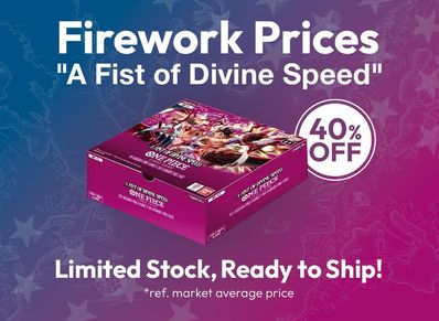 ONE PIECE Card Game English ver. Booster Pack "A Fist of Divine Speed" Box