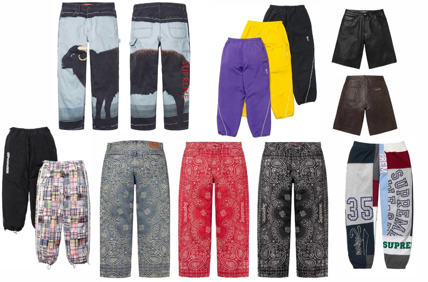 【パンツ編】Supreme 25SS パンツ おすすめ10選!あなたのスタイルに合う一着を見つけよう!