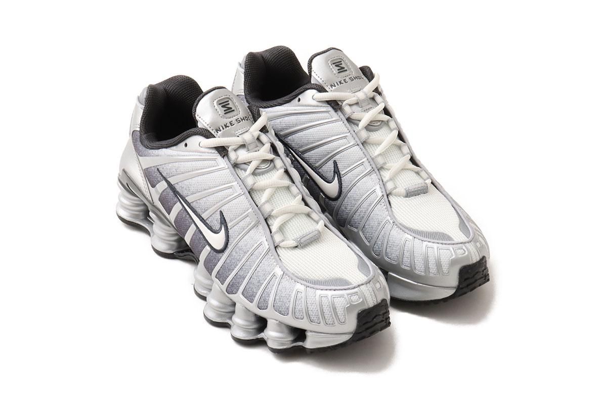 NIKE W SHOX TL BLACK/BLACK-MTLC HEMATITE-MAX ORANGE（ナイキ