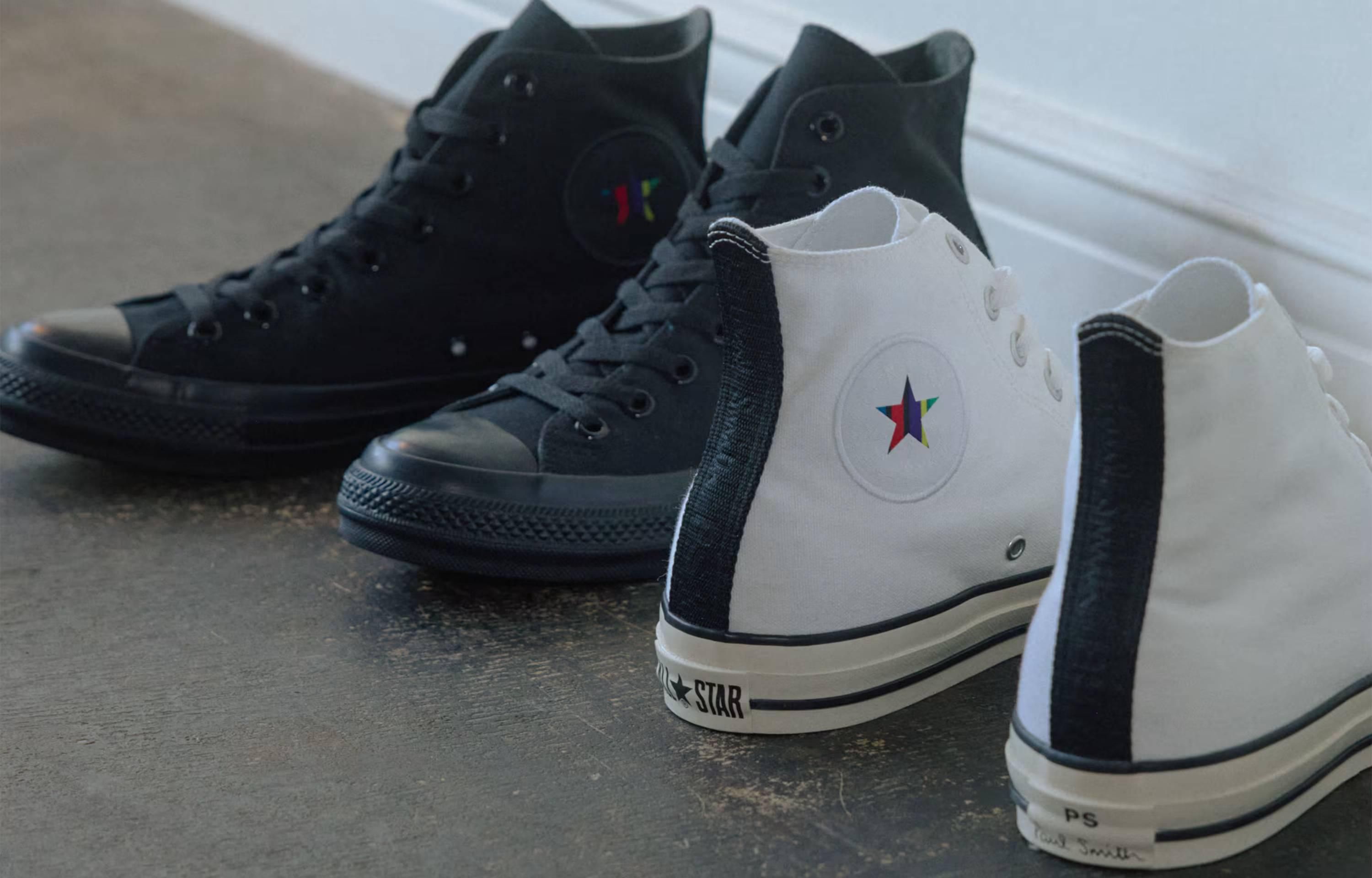 PS Paul Smith + CONVERSE ALL STAR コラボ スニーカー PS Paul Smith、CONVERSEとのコラボスニーカーとカプセル