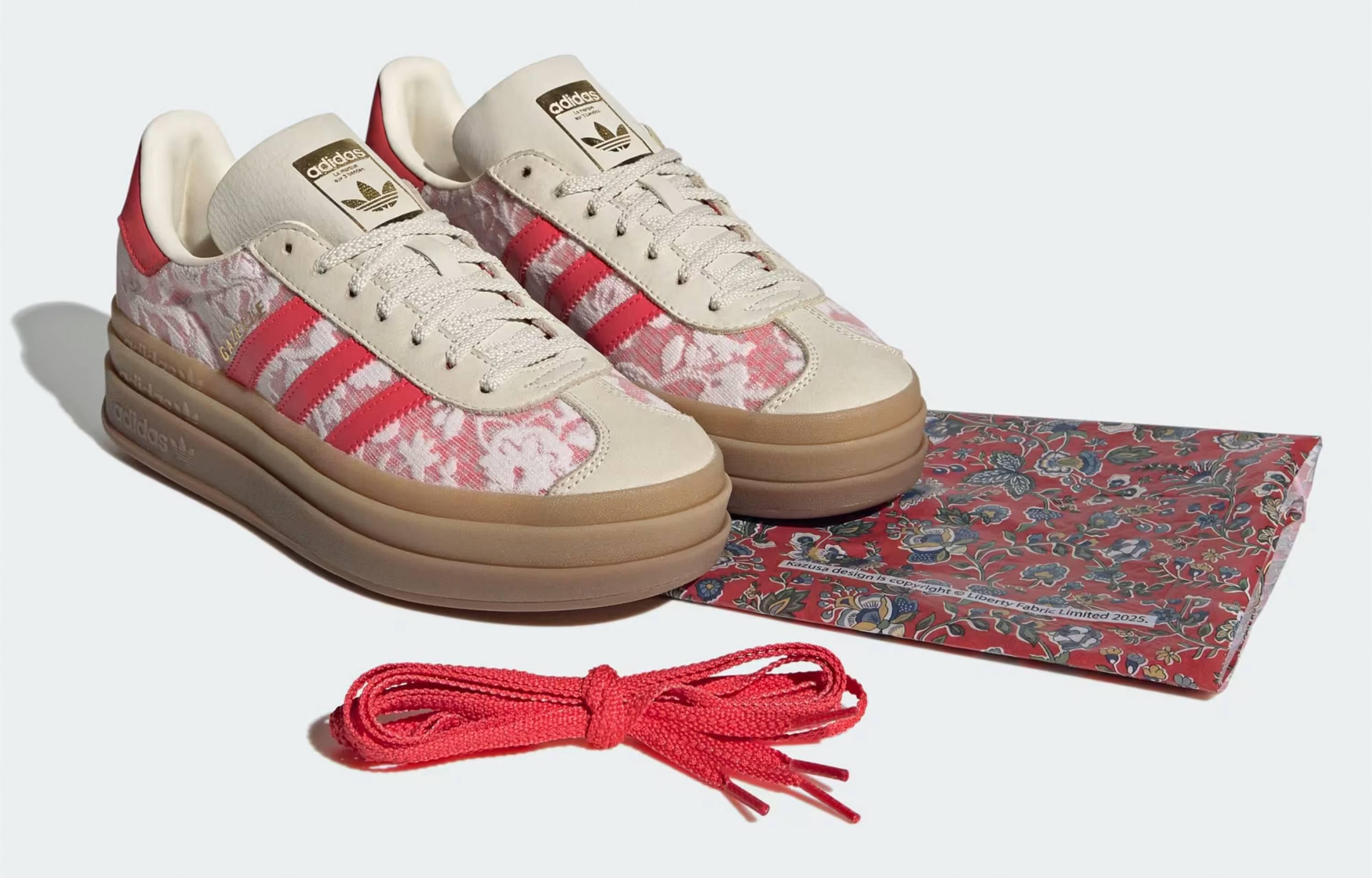 国内配送★adidas×Liberty London★ガゼルボールド 残りわずか アディダス ガゼル ボールド × リバティロンドン / Gazelle Bold