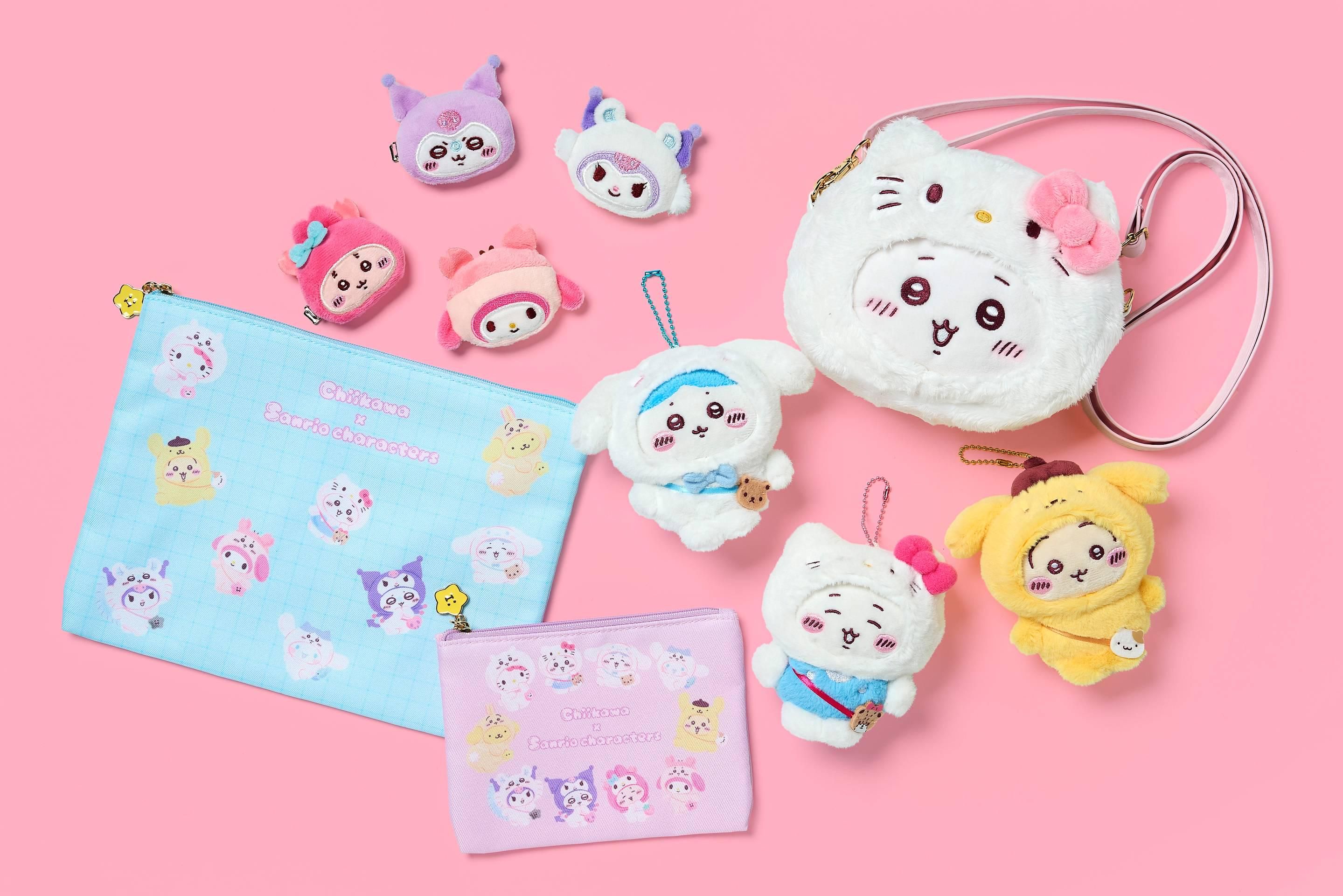 ちいかわ×サンリオコラボ　ぬいぐるみ　ちいかわ 21個セット ちいかわ×サンリオキャラクターズコラボ商品が発売！！