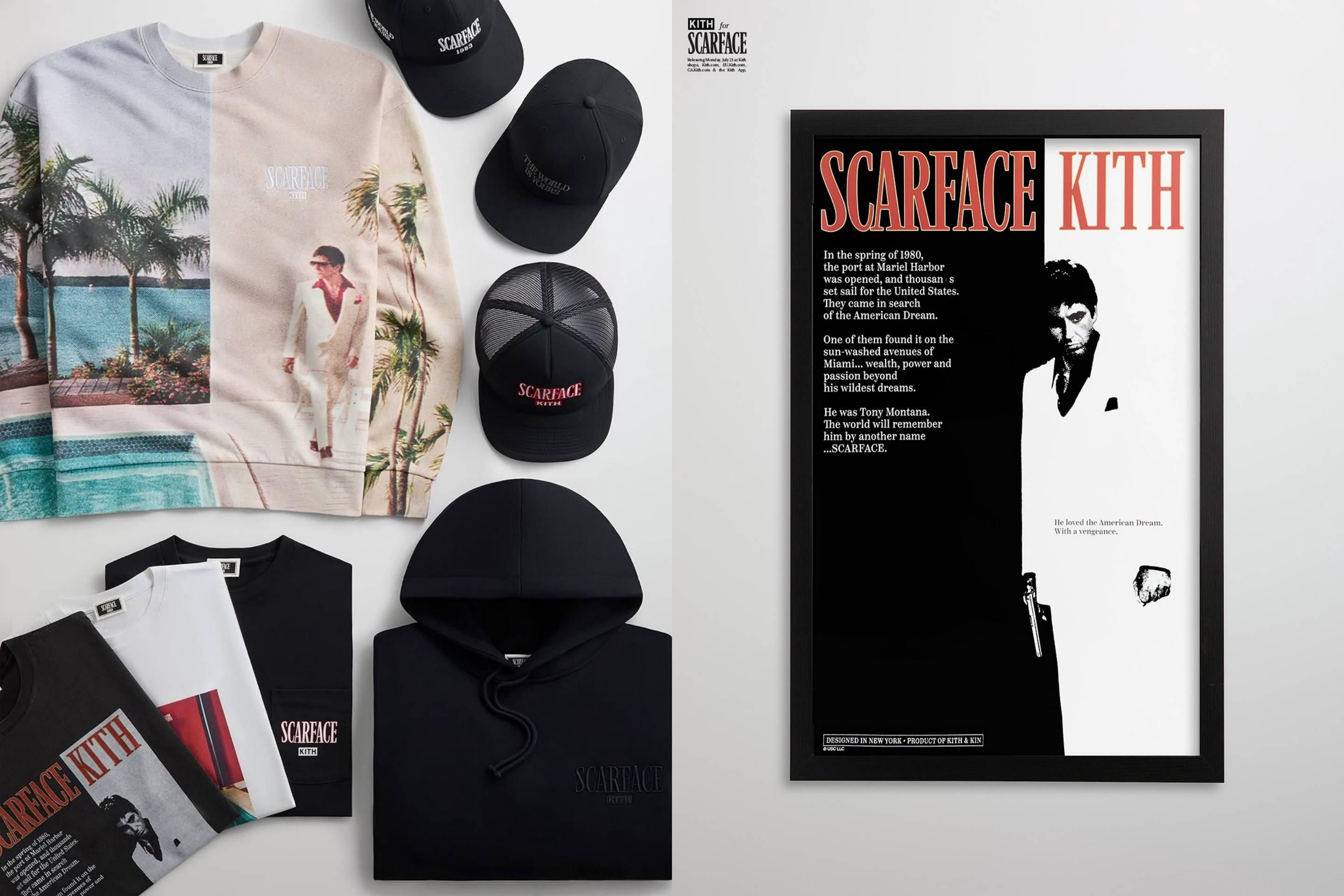 即購入可 7/21発売｜KITH for Scarface collection｜抽選/販売/定価情報